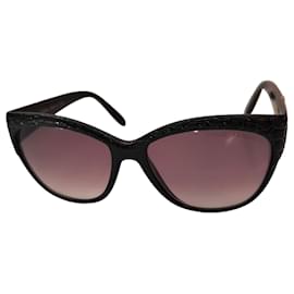 Gafas de sol Charles Jourdan negras estilo ojo de gato