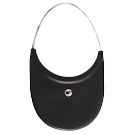 Borsa Coperni Swipe Ring in pelle nera