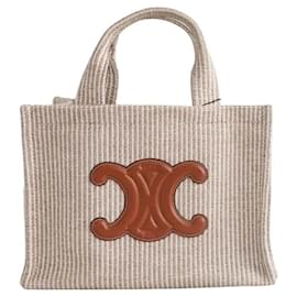 Borsa Toile tote bag Céline grigia in tessuto