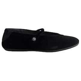 Sapatilhas Dior em veludo preto