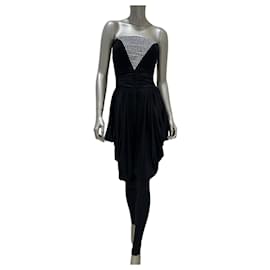 Tuta da sera con corsetto decorato Balmain FR 40 Usato