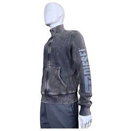 Diesel S-Ginafy-Zip Waffelstrickjacke