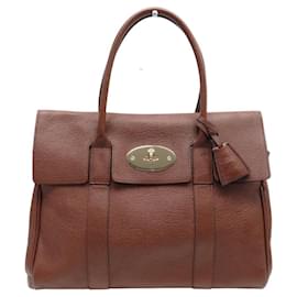 NUOVA BORSA A SPALLA MULBERRY BAYSWATER PELLE GRANULATA MARRONE HANDBAG