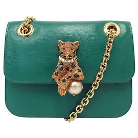 BORSA DOLCE & GABBANA SMALL JUNGLE BAG CHIUSURA PANTERA TRACULLA