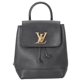 Zaino Louis Vuitton LV Mini Lockme in pelle nera