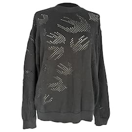 MCQ Alexander Mcqueen Stricksweatshirt aus schwarzer Baumwolle - Autre Marque