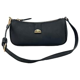 Borsa a tracolla texturizzata Marc Jacobs in pelle nera