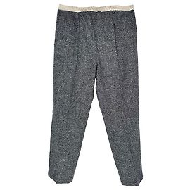 Max Mara Pantaloni in tweed elasticizzato Sportmax in lana grigia