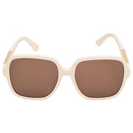 Lunettes de soleil oversize Gucci GG1189SA en acétate ivoire