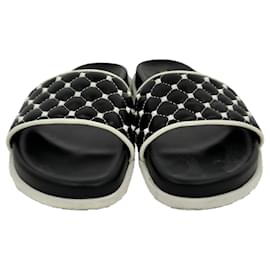 Red Valentino Sandali Rockstud Valentino Garavani in pelle nera
