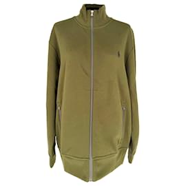 Polo Ralph Lauren Sweatshirt mit durchgehendem Reißverschluss aus Baumwolle in Olivgrün