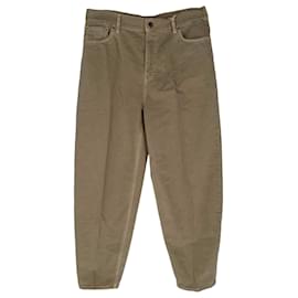 Jeans Wide Tapered Totême in cotone beige