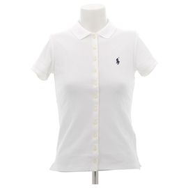 Camisa Polo Ralph Lauren branca de algodão