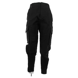 Pantalones cargo Dior negros de algodón