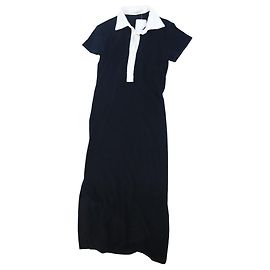 Autre Marque Vestido polo de toalla azul marino Giuliva - talla UK 8