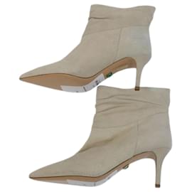 Autre Marque Botas de cano curto Ilio Smeraldo Cream - tamanho EU 37 (UK 4)