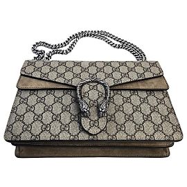 Gucci Borsa a tracolla Dionysus GG Supreme media Beige