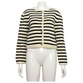 Gestreifter Strickstrickjacke Stripe Chaser für Damen - Céline