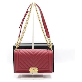Borsa a Spalla Boy Medium Flap Gold Chain - Chanel