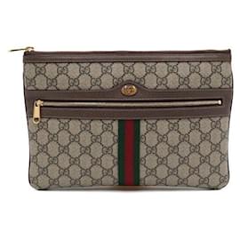 Gucci Clutch GG Supreme Ophidia Web Stripe