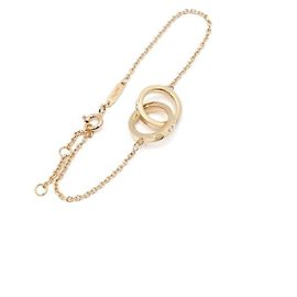 Tiffany & Co Bracciale a maglie con cerchi intrecciati in oro giallo Bracciale da donna