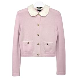 Kaschmir-Cardigan mit femininem Kragen - Chanel
