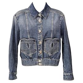 Chanel Gewaschene Jeansjacke