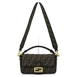 Medium Baguette Canvas Top Handle Tote Bag - Fendi