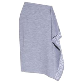Wollrock mit FF-Motiv - Fendi