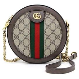 Gucci Borsa a tracolla Ophidia Mini GG Round Chain Crossbody