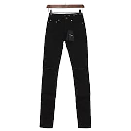 Pantaloni in denim neri da donna - Saint Laurent