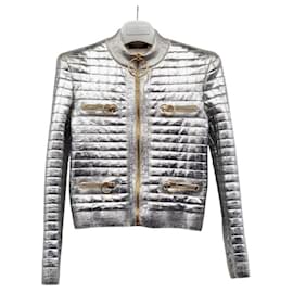 Chaqueta acolchada metálica - Balmain
