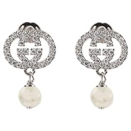Orecchini con perle di cristallo - Gucci