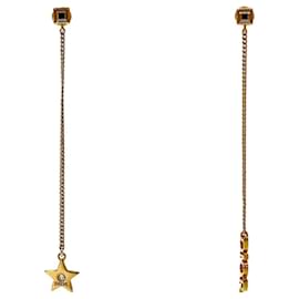 Pendientes Star Chain Drop Gold - Dior