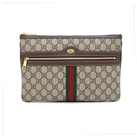 Gucci Clutch GG Supreme Ophidia Web Stripe