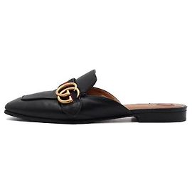 Gucci Mocassins femininos GG Logo Marmont