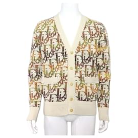 Oblique Woll-Jacquard-Cardigan Unisex - Dior