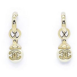Chanel CC Logo Perlen-Kristall-Ohrringe