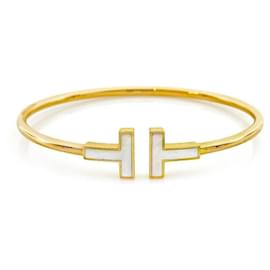 Tiffany & Co Bracciale Rigido in Filo di Perle YG