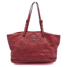 Chanel Borsa shopper a tracolla COCO On The Road da donna in pelle di vitello morbida