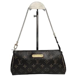 Clutch Crossbody Monogram Eva Marrone - Louis Vuitton