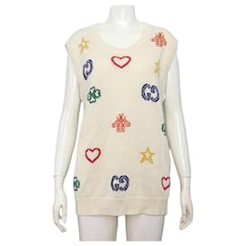 Unisex Strickweste mit Symbol Logo - Gucci