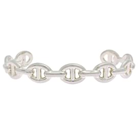 Bracelet Chaine d'Ancre Enchainee en argent sterling Hermes - Hermès