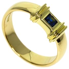 Anello stacking Tiffany & Co. in oro giallo 18K con zaffiri