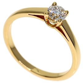 Bulgari Anello Solitario in Diamante Bvlgari in Oro Giallo 18K