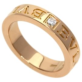 Bvlgari Double Logo 1P Diamond Ring - Bulgari