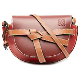 LOEWE Borsa a tracolla Gate Mini Tricolor in pelle rossa - Loewe