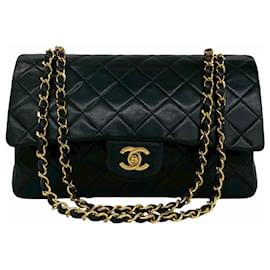 Chanel Black Medium Classic Lambskin Double Flap