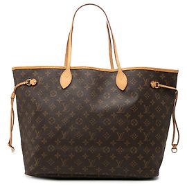 Louis Vuitton Marrone Monogram Neverfull GM