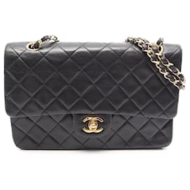 Chanel Black Medium Classic Lambskin Double Flap